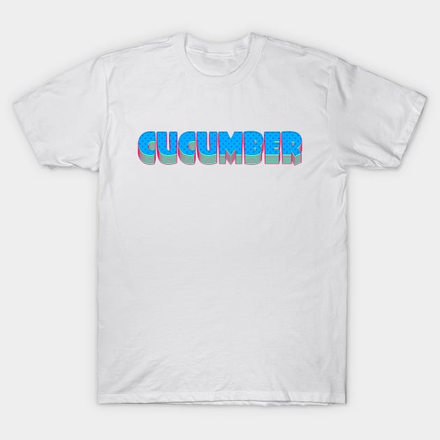 Blue Cucumber T-Shirt by stefy